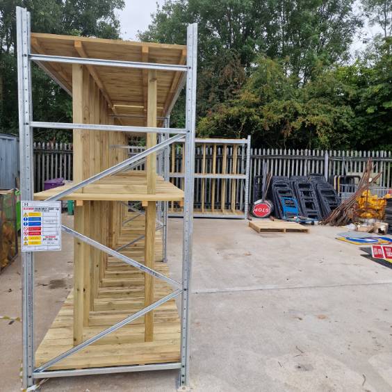 Galvanised Pallet Racking System