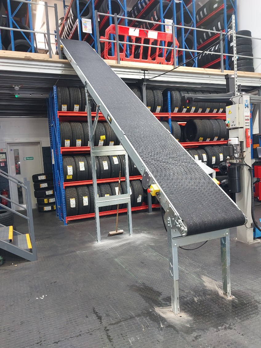  High density tyre racking
