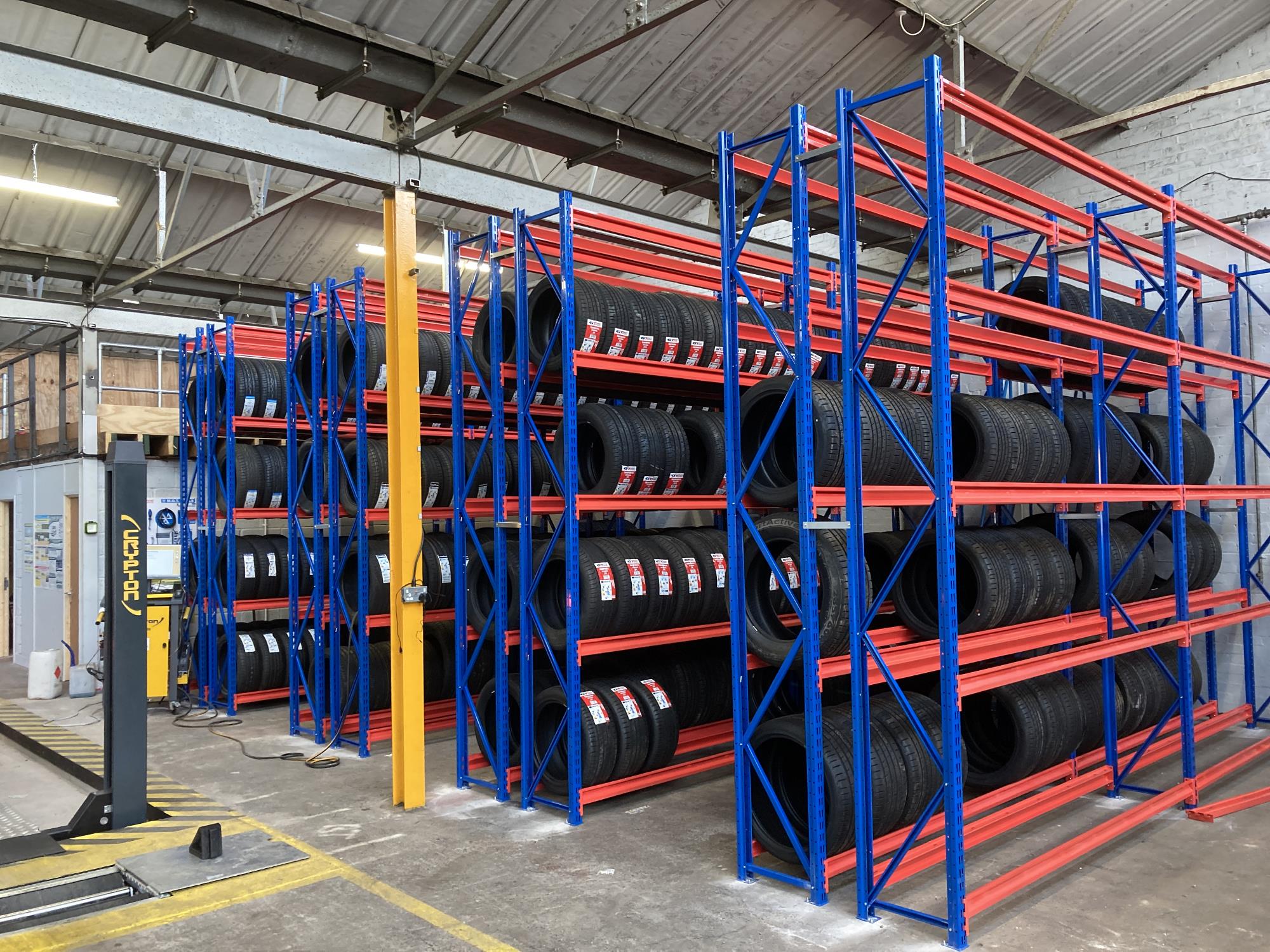 Tyre Racking for a Tyre Wholesaler