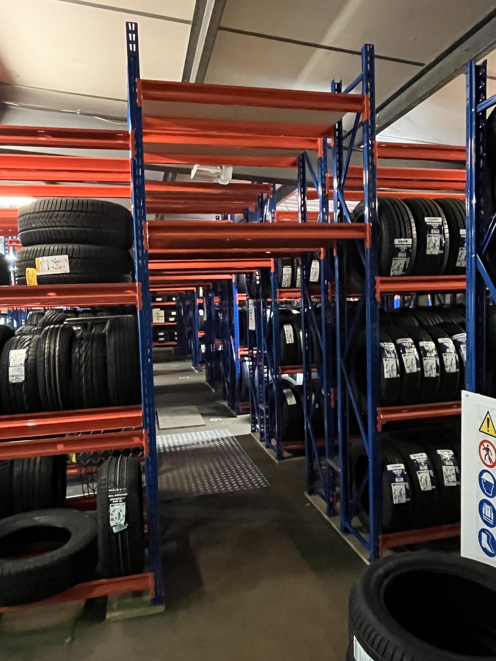 Mezzanine Floor modification and new Tyre Racking project